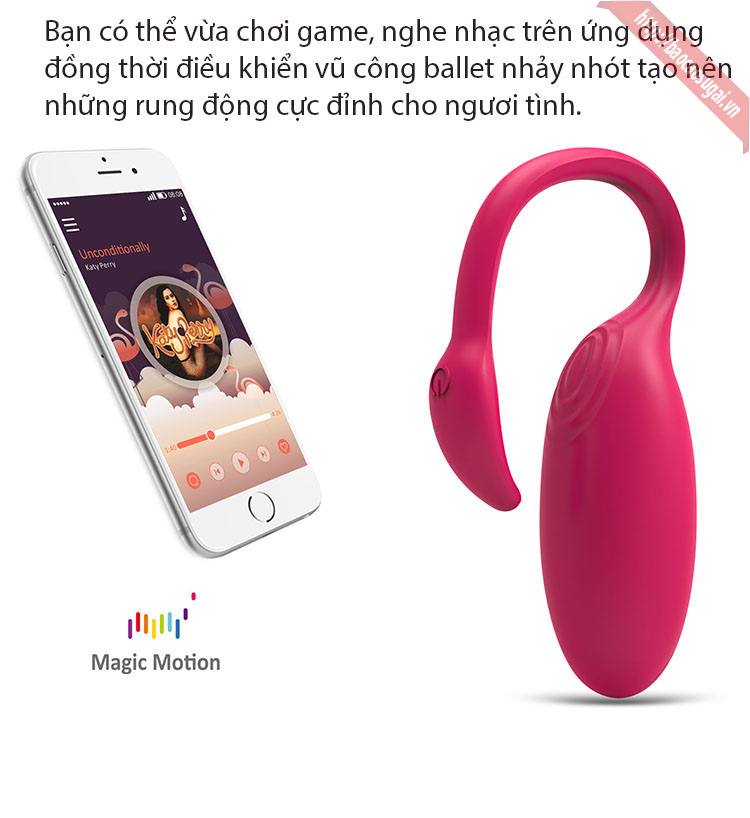 trứng rung không dây kết nối điện thoại, đồ chơi tình dục điều khiển bằng điện thoại
