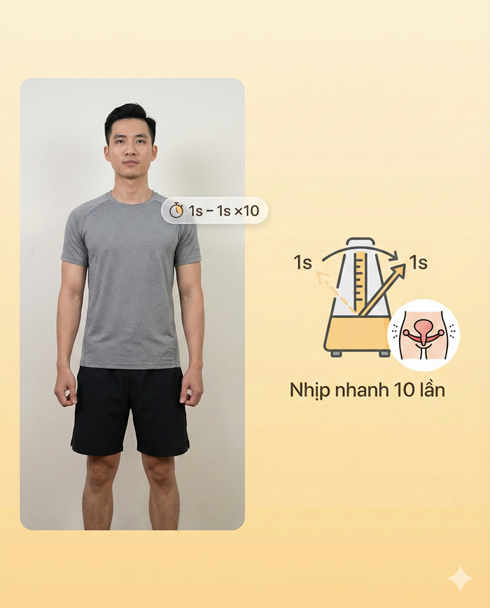 bài kegel cho nam cơ bản