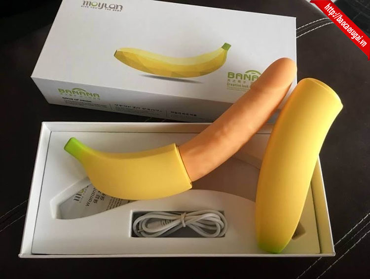 Đồ chơi tình dục  Dương vật hình trái chuối siêu rung Moylan Banana, đồ chơi tình dục nam, đồ chơi tình dục nữ
