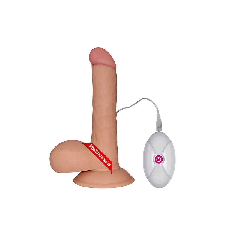 đồ chơi tình dục nam, đồ chơi tình dục nữ, đồ chơi tình dục Dương vật silicon siêu mềm có rung Lovetoy Ultra Soft Dude