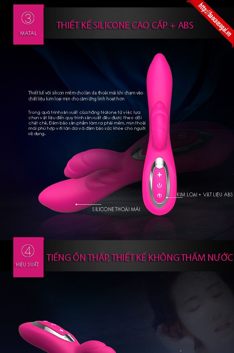 Đồ chơi tình dục nam, đồ chơi tình dục nữ, đồ chơi tình dục Mát xa điểm G cảm ứng Nalone Touch 2